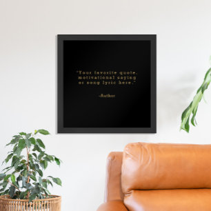 Create Your Own Custom Quote Poster
