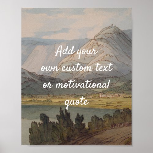 Create Your Own Custom Quote Poster _  Mountains