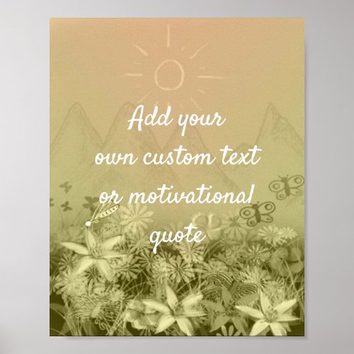 Create Your Own Custom Quote Poster _ Nature