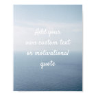 Create Your Own Custom Quote Poster - Ocean
