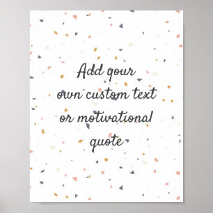 Create Your Own Custom Quote Poster - Speckles