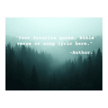 Create Your Own Custom Quote Poster Text & Image