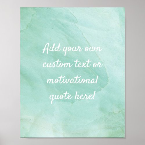 Create Your Own Custom Quote Poster _ Watercolour