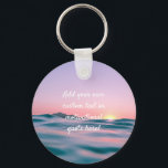 Create Your Own Custom Quote - Sunset Sea Keychain<br><div class="desc">Add your own text - a quote, greeting, poem, message or lyrics, maybe! You can add whatever words you wish to this stunning ocean background. Put life in perspective with some short yet sage pieces of advice! Wise and beautiful words can get you in the right mindset to tackle whatever...</div>