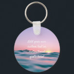 Create Your Own Custom Quote - Sunset Sea Keychain<br><div class="desc">Add your own text - a quote, greeting, poem, message or lyrics, maybe! You can add whatever words you wish to this stunning ocean background. Put life in perspective with some short yet sage pieces of advice! Wise and beautiful words can get you in the right mindset to tackle whatever...</div>