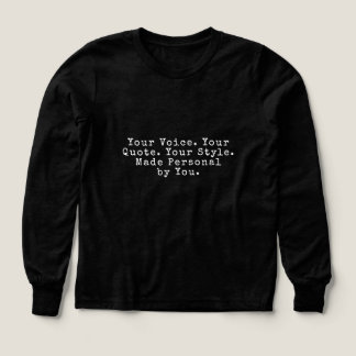 Create Your Own Custom Quote T-Shirt Tri-Blend Shirts