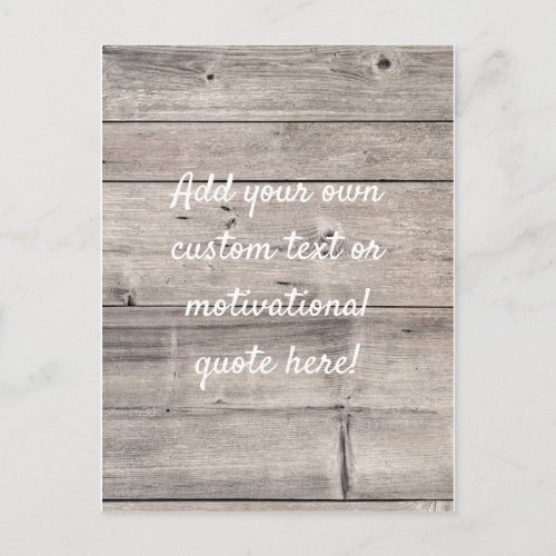 Create Your Own Custom Quote _ Wood Postcard
