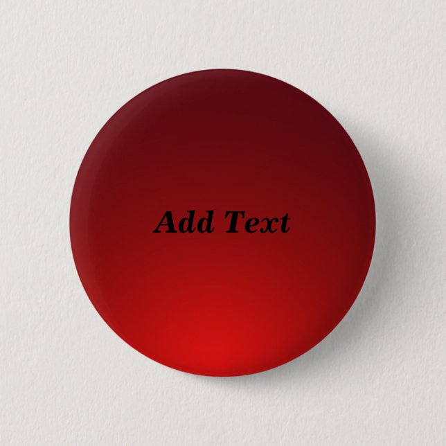 Create Your Own Custom Red Blank Template Button (Front)