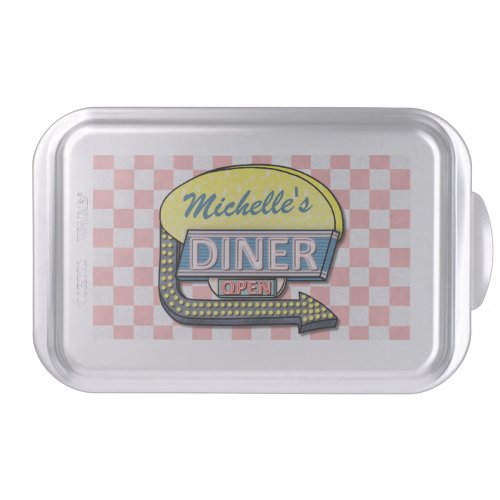 Create Your Own Custom Retro 50s Diner Sign Cake Pan