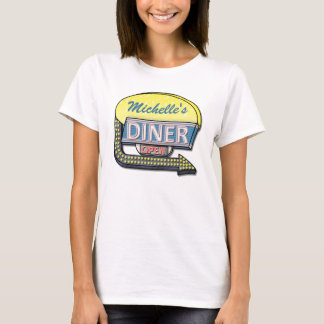 Create Your Own Custom Retro 50's Diner Sign T-Shirt