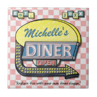 Create Your Own Custom Retro 50's Diner Sign