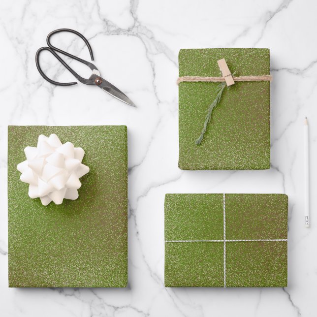 Create Your Own Custom Retro Static Texture Wrapping Paper Sheets (Front)