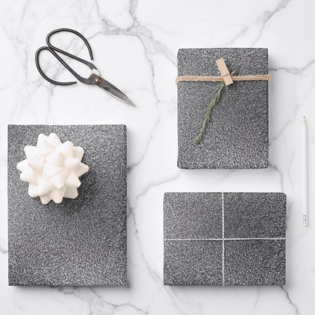 Create Your Own Custom Retro Static Texture Wrapping Paper Sheets (Front)