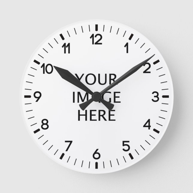 Create Your own custom Round Clock (Front)