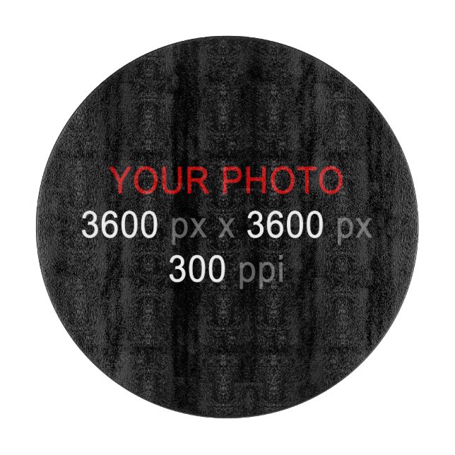 Create Your Own Custom Round Cutting Board (Front)