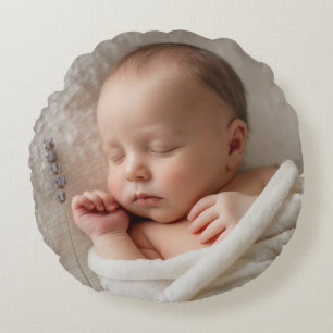 Create your own custom round pillow