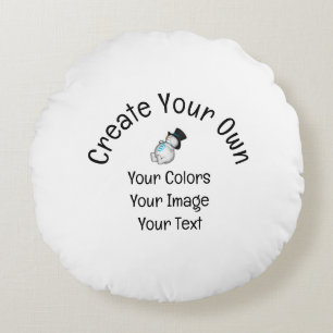 Create Your Own Custom Round Pillow