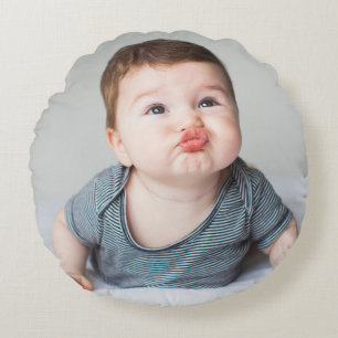Create your own custom round pillow