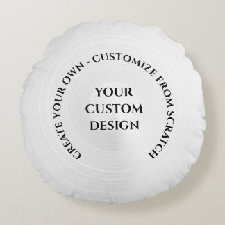 Create Your Own Custom Round Pillow