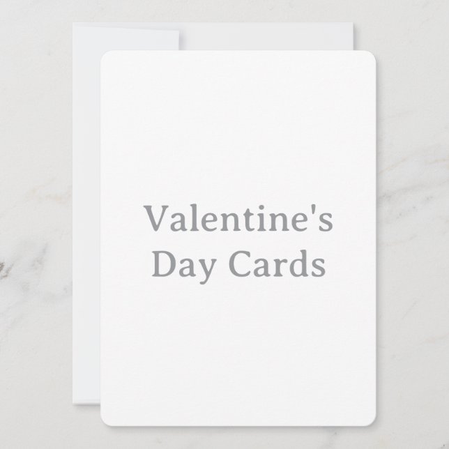 Create Your Own Custom Rounded Valentine's Day Card (Front)