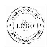 Create Your Own Custom Business Logo Self-inking Stamp | Zazzle