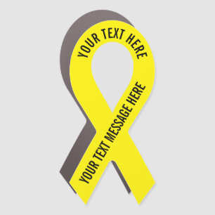 Create Your Own Custom Sarcoma Awareness Ribbon Car Magnet