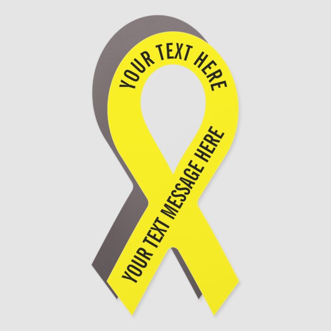 Create Your Own Custom Sarcoma Awareness Ribbon  Car Magnet (Front)