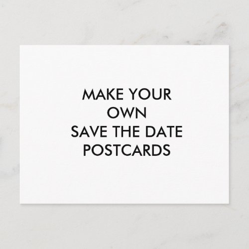 Create Your Own Custom Save the Date Postcard