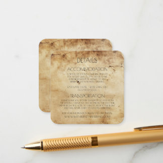 Create Your Own Custom Sepia Old Paper Enclosure Card