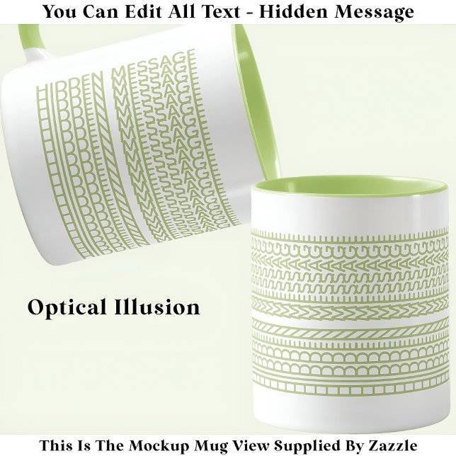 Create Your Own Custom Short Hidden Message 099GW Mug (Creator Uploaded)