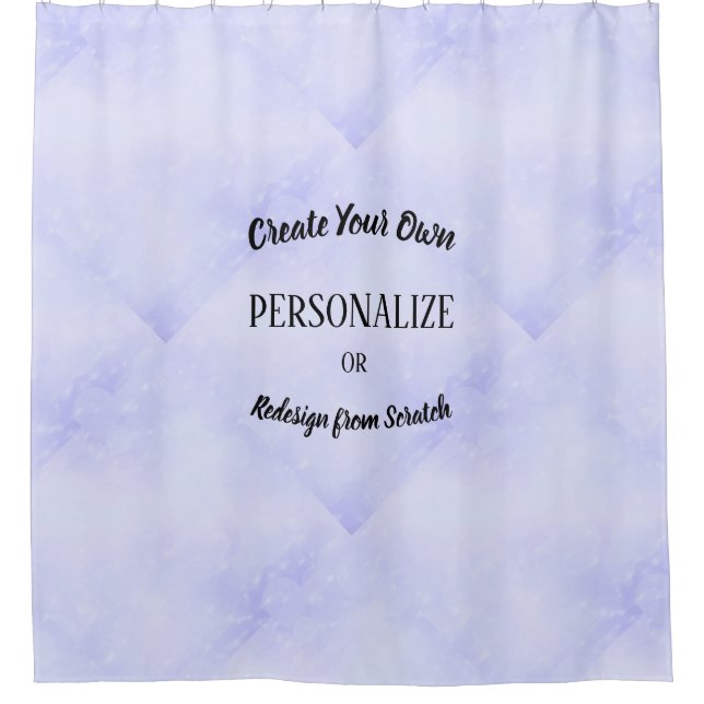 Create Your Own Custom Shower Curtain (Front)
