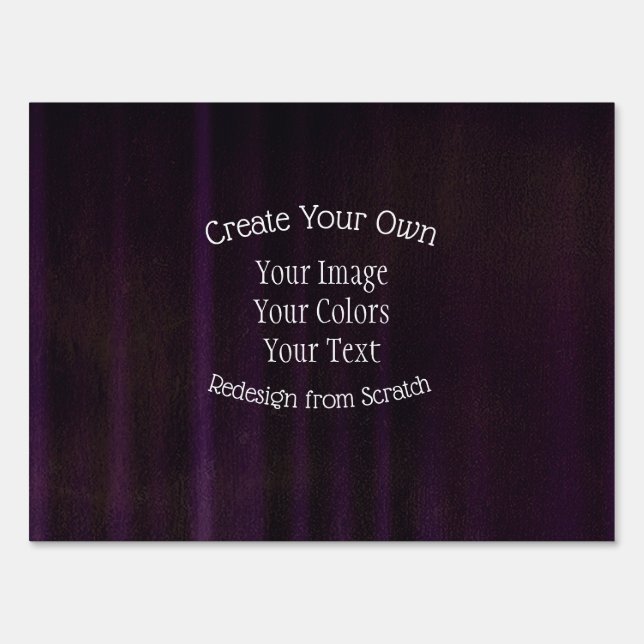 Create Your Own Custom Sign (Front)