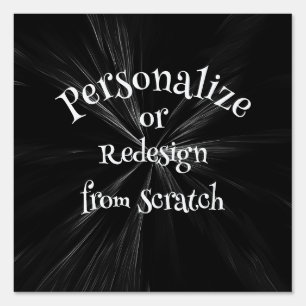 Create Your Own Custom Sign