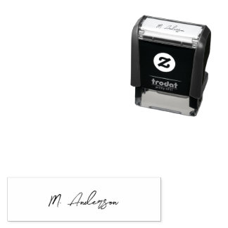 Create Your Own Custom Signature Personalized Sel Self-inking Stamp