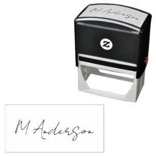 Create Your Own Custom Signature Personalized   Self-inking Stamp