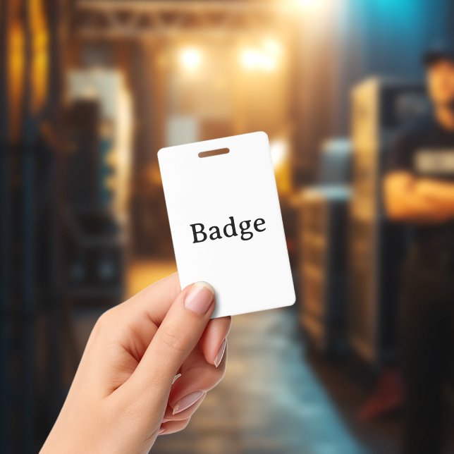 Create Your Own Custom Simple Design Badge (Concert)
