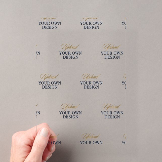 Create Your Own Custom Single Image Acrylic Invitations (Insitu (Handheld))