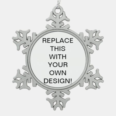 Create Your Own Custom Snowflake Ornament