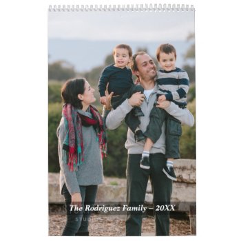 Create Your Own Custom Spanish 2024 Photo Calendar by RocklawnArts at Zazzle