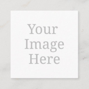 Create your own custom square business card