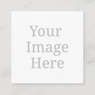 Create your own custom  square business card