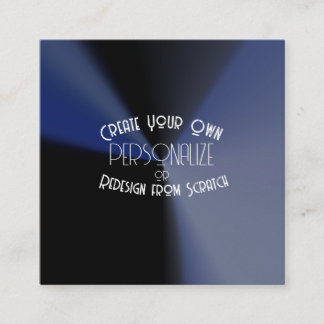 Create Your Own Custom Square Business Card