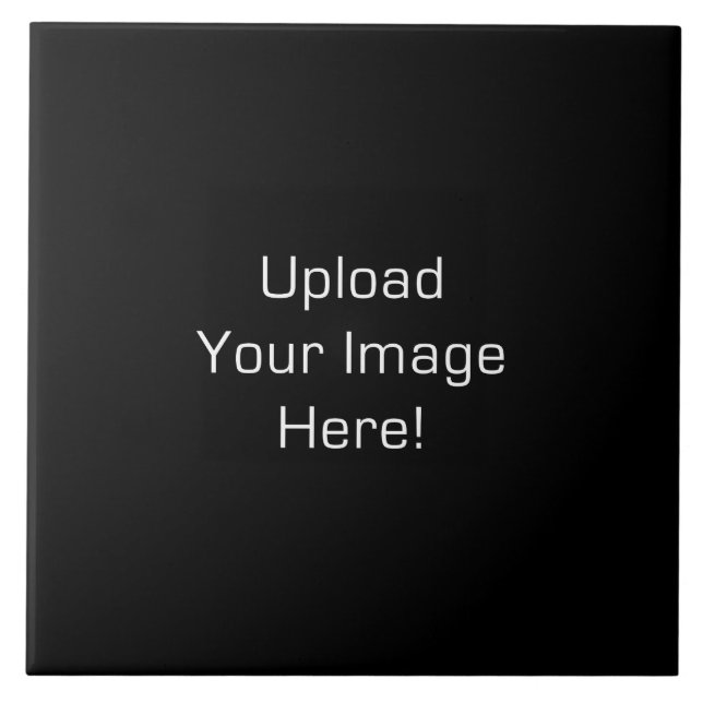 Create Your Own Custom Square Ceramic Tile (Large) (Front)