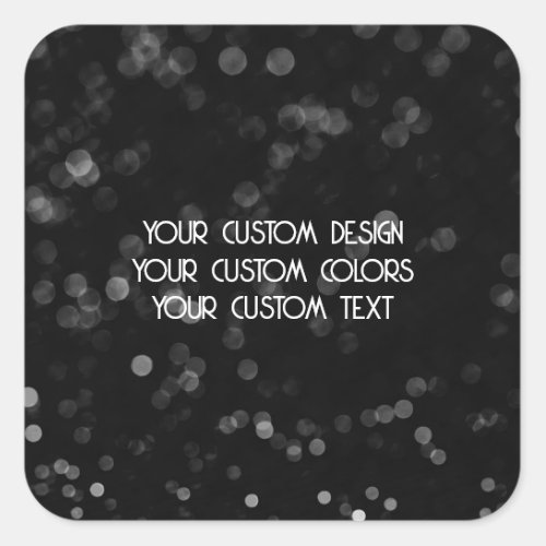 Create Your Own Custom Square Sticker