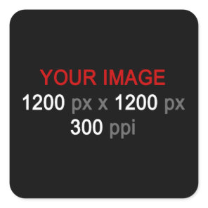 Create Your Own Custom Sticker Square