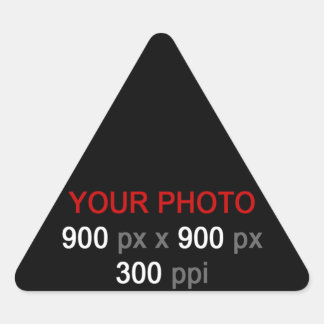 Create Your Own Custom Sticker Triangle