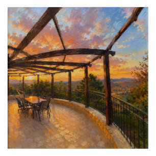 Create your own custom sunset acrylic print