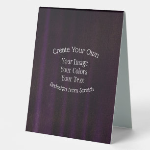 Create Your Own Custom Table Tent