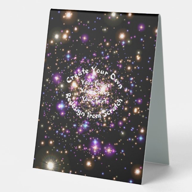 Create Your Own Custom Table Tent (Front)