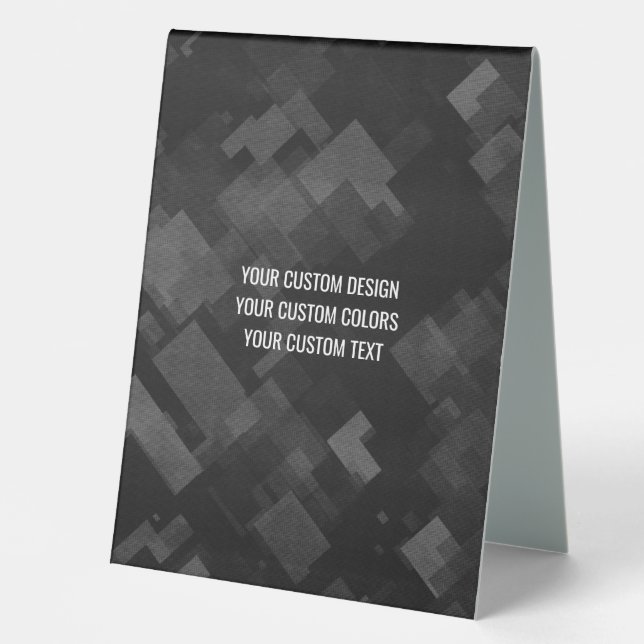 Create Your Own Custom Table Tent (Front)